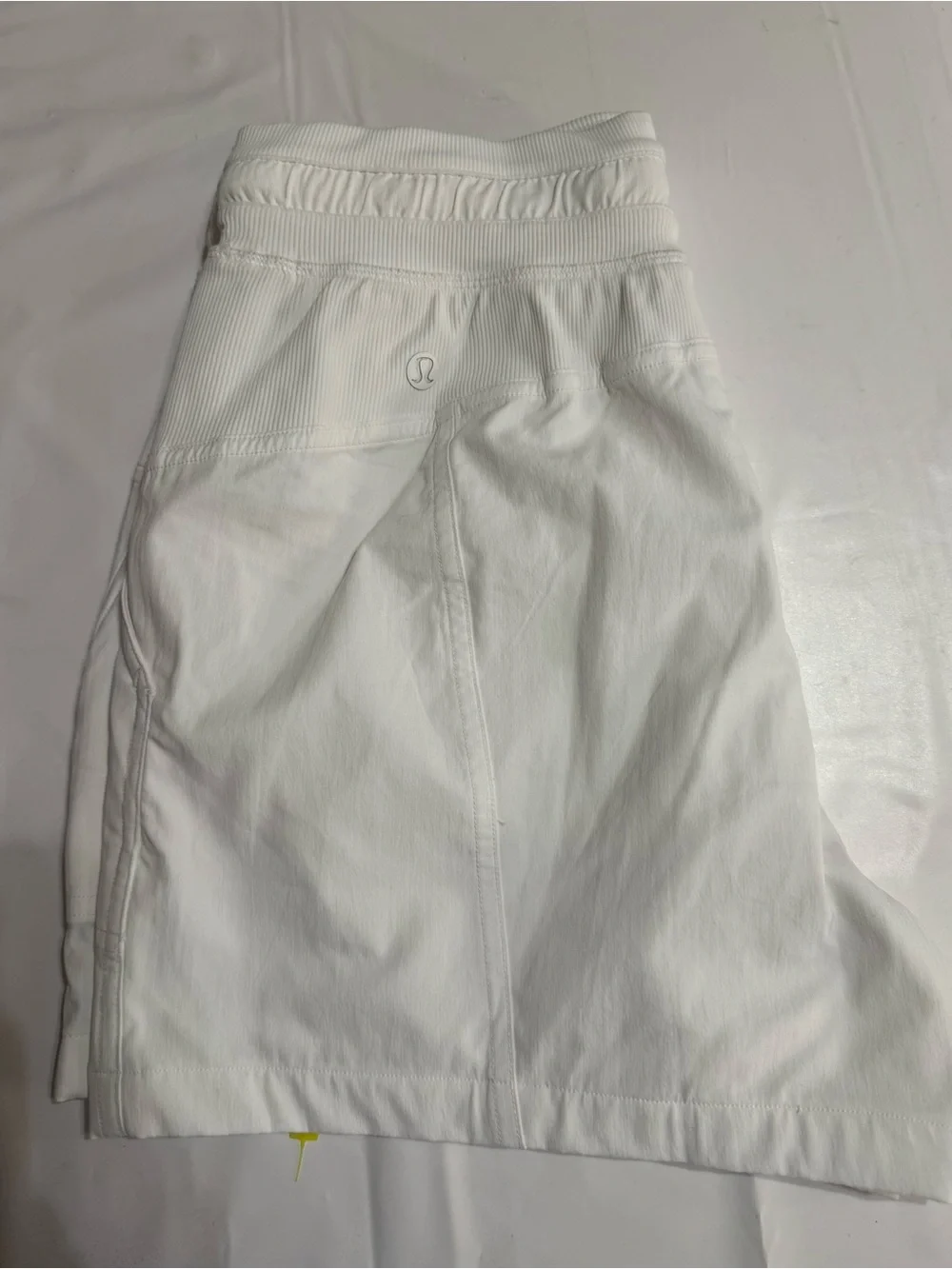 lululemon athletica White Drawstring Athletic Shorts size 4